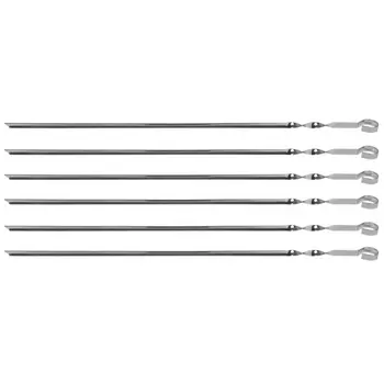 Набор угловых шампуров Grinda Barbecue 427751, 600 мм, 6 шт, в чехле