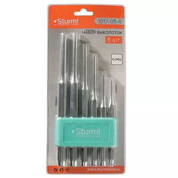 Набор выколоток Sturm 1017-05-6, 2-8 мм, 40Cr, 6 шт/уп