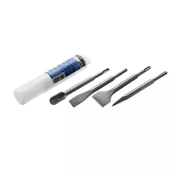 Набор зубил Сибин 29240-H4 SDS-plus, 200 мм, 4 шт.