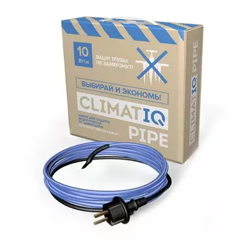 Нагревательный кабель Iqwatt ClimatIQ Pipe 3м