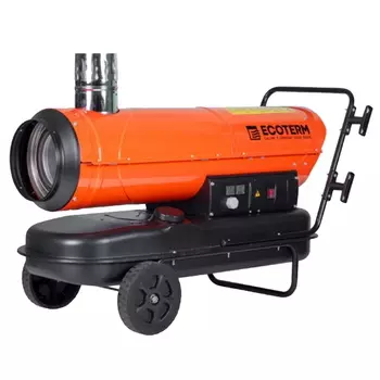 Нагреватель воздуха дизельный Ecoterm DHI-30W, непрямой, 30 кВт, 2 колеса