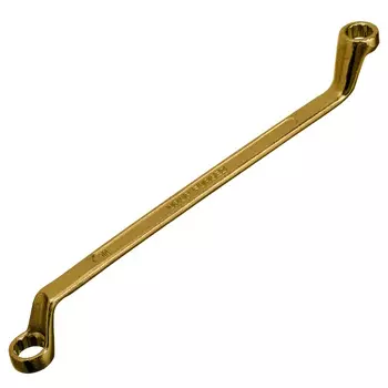 Накидной ключ Сибртех 14616, 10х11мм, желтый цинк