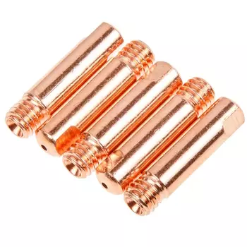 Наконечник контактный Solaris WA-3506, Ф 1.0 мм, M6х25 мм, E-Cu-Al (набор 5 шт)