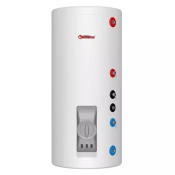 Напольный водонагреватель комбинированного нагрева для котельной Thermex IRP 200 V combi (объем бака 200 литров, бак из нержавеющей стали)