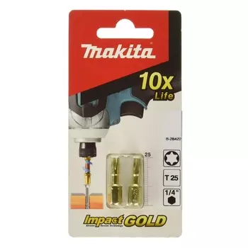 Насадка Makita Impact Gold T25 B-28422, 25 мм, C-form, 2 шт.