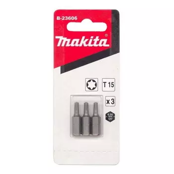 Насадка T15 Makita B-23606, 25 мм, C-form, 3 шт.