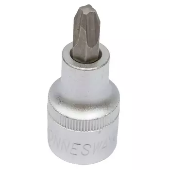 Насадка торцевая Jonnesway S11H404 049084, 1/2"DR с вставкой-битой крестовой, РН4, 55 мм