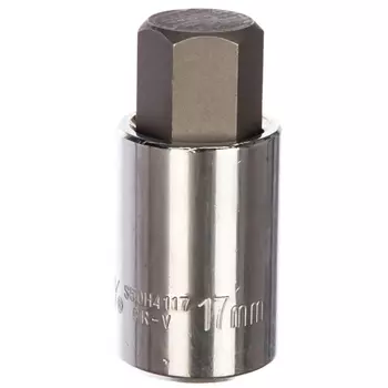 Насадка торцевая Jonnesway S50H4117, 1/2"DR с вставкой-битой H17 55мм