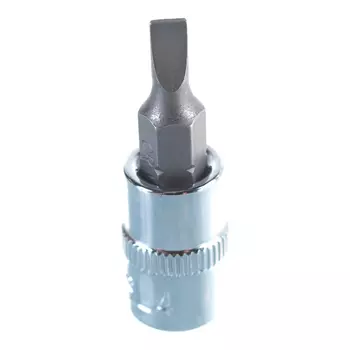 Насадка торцевая Ombra, 114504 (1/4"DR с вставкой-битой шлицевой SL4)