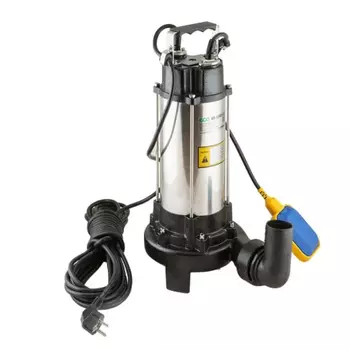 Насос погружной для грязной воды Eсо DI-1301, нержавеющая сталь, 1300 Вт, 23000 л/ч, до 12 м