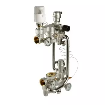 Насосно-смесительный узел с термоголовкой Valtec VT.COMBI.0.180 для теплого пола