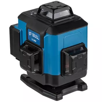 Нивелир лазерный Bull ll 3404 0323146, в чем. + аксессуары, 4х360°, до 60 м, +/- 0.3 мм/м, зеленый
