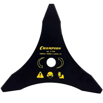Нож для жесткой травы Champion C5104 (250х20 мм)