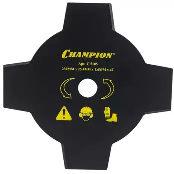 Нож для жесткой травы Champion C5105 4/230/25,4 (тип А)