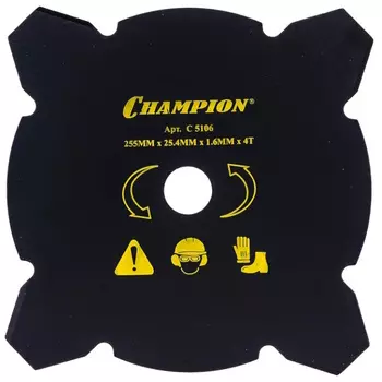 Нож для жесткой травы Champion C5106 4/255/25,4 (тип В)