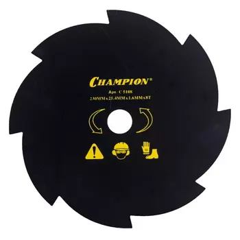 Нож для жесткой травы Champion C5108 (25,4x230 мм, 8 зубьев)