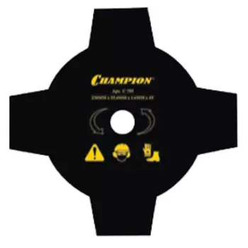 Нож для жесткой травы Champion C5111 4/255/25,4 (тип А)