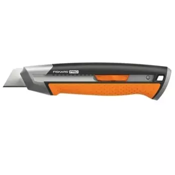 Нож Fiskars CarbonMax 1027228, с выдвижным сменным лезвием, 25мм