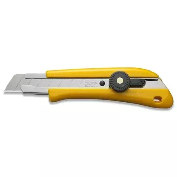 Нож Olfa OL-BN-L с выдвижным лезвием, винтовой фиксатор, 18 мм