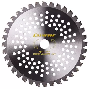 Нож с зубцами из твердого сплава Champion Tiger C5176 36/230/25,4