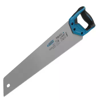 Ножовка по дереву Gross "Piranha" 24117,усиленное трапецевидное полотно, 500 мм, 11-12 TPI, каленый зуб 3D, двухкомпонентная рукоятка