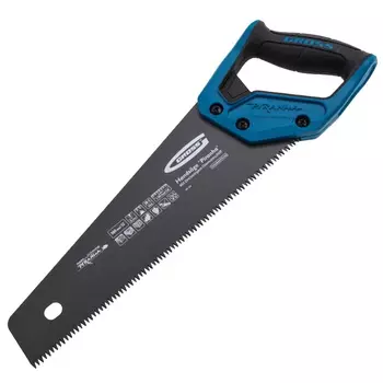 Ножовка по дереву Gross "Piranha" 24124, 300 мм, 7 TPI, 3D-зуб, тефлоновое покрытие, двухкомпонентная рукоятка