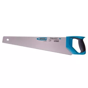 Ножовка по дереву Gross "Piranha" 500 мм, 11-12 TPI, зуб - 3D 24104