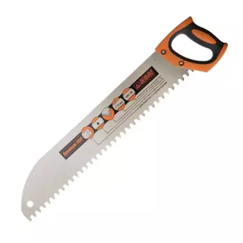 Ножовка по газобетону Дельта Премиум 10110, закруглённое полотно, шаг 16 мм, длина 550 мм