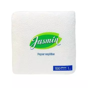 Однослойные салфетки Jasmin (100 шт.)