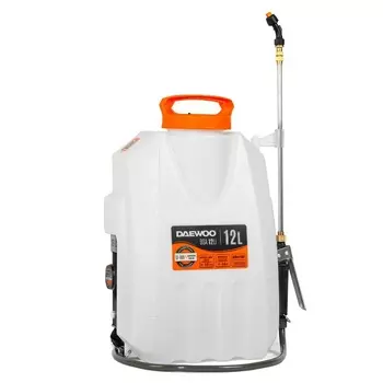 Опрыскиватель аккумуляторный Daewoo DSA 12Li SET (с литиевой батареей, 12 литровый бак)