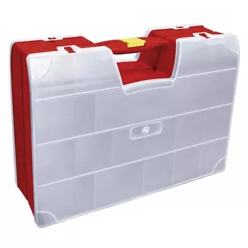 Органайзер пластиковый Дельта (двухсторонний, 18", переставные перегородки, на 34 отделения) 20255Ц