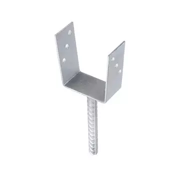 Основание столба анкерное Starfix SMP-12327-1, тип U, 80х325х120 мм