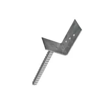 Основание столба анкерное Starfix SMP-16337-1, тип L, 84х335х130 мм