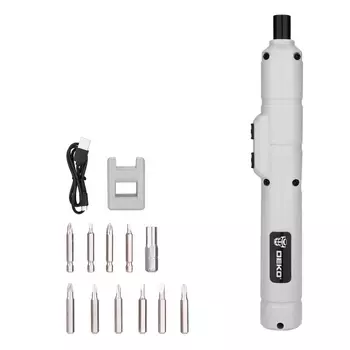 Отвертка аккумуляторная Deko DKS4-Li 065-0662 (макс крутящий момент 1.3 Нм, набор 10 шт)
