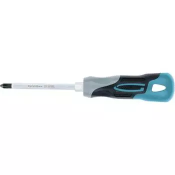 Отвертка крестовая Gross 12144 (шлиц PH2, длина стержня 100мм)