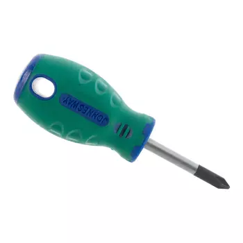 Отвертка Jonnesway D71P138 046098 стержневая крестовая ANTI-SLIP GRIP, PH1x38 мм