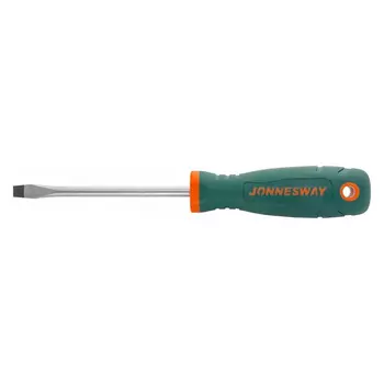 Отвертка Jonnesway D77S6100 046374 стержневая шлицевая ANTI-SLIP GRIP, SL6.5х100 мм