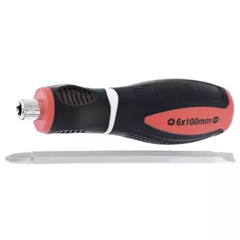 Отвертка комбинированная Matrix 11580, SL6,0 / PH2, CrMo, двухкомпонентная рукоятка