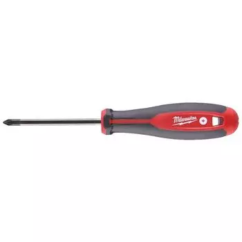 Отвертка магнитная из стали Milwaukee 4932471788 с трехгранной рукояткой, PH2x125