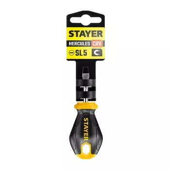 Отвертка плоская Stayer HERCULES 2509-38-4.7_z03 SL5*38мм