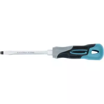Отвертка SL5.5x100мм, S2, трехкомпонентная рукоятка Gross 12110