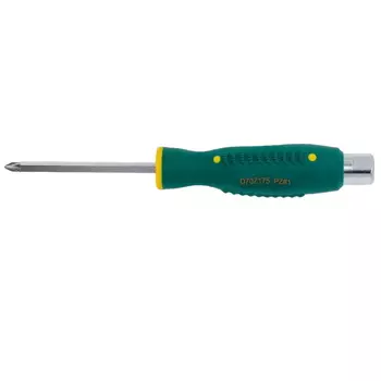 Отвертка стержневая Jonnesway D70Z175 POZIDRIV® 046091, ударная, силовая под ключ, PZ1x75