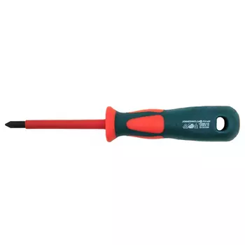 Отвертка стержневая крестовая Jonnesway DV13P180 047467 диэлектрическая, PH1х80 мм