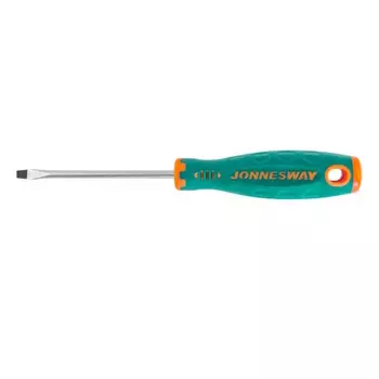 Отвертка стержневая шлицевая ANTI-SLIP GRIP Jonnesway D71S480 046122, SL4.0х80 мм