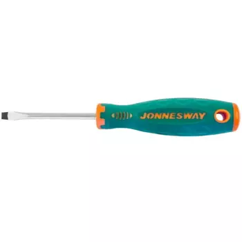 Отвертка стержневая шлицевая Jonnesway Anti-Slip Grip D71S575, SL5.5х75 мм