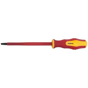 Отвертка стержневая Thorvik SDLI817 052176 диэлектрическая шлицевая VDE 1000V, SL8x175 мм