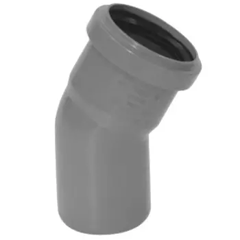 Отвод канализационный Tebo ПП 50 45 град.