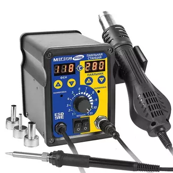 Паяльная станция 2 в 1 Мегеон 00386 к0000036392