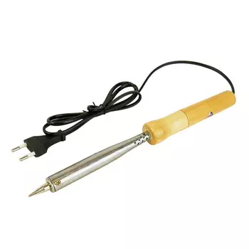 Паяльник электрический Союз ПС2005-100 100 Вт, деревянная рукоятка