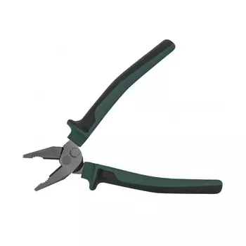 Пассатижи Jonnesway P0117 049392 с увеличенными рычагами и двухкомпонентными рукоятками, 180 мм